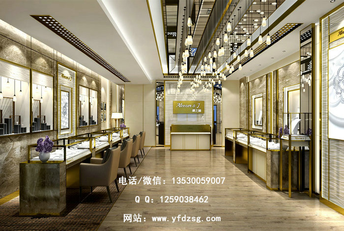 新中式珠宝店面设计
